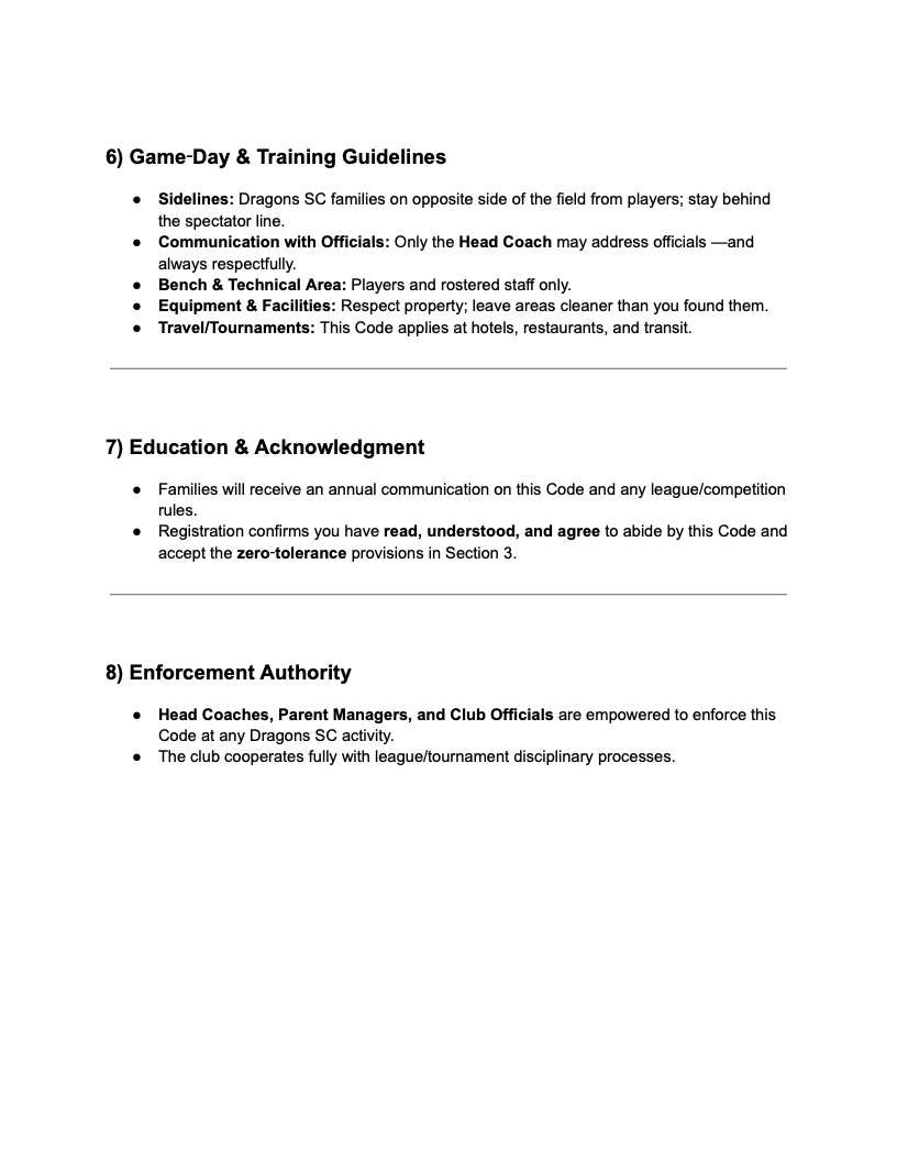 Dragons SC_ Code of Conduct4